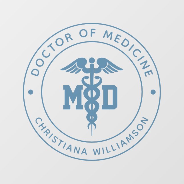 Custom MD Doctor of Medicine Doctor Graduation (Sheet)