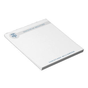 Custom MD Doctor of Medicine Doctor Graduation Notepad