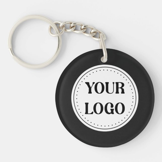 Custom, meaningful, elegant & everlasting button key ring (Front)