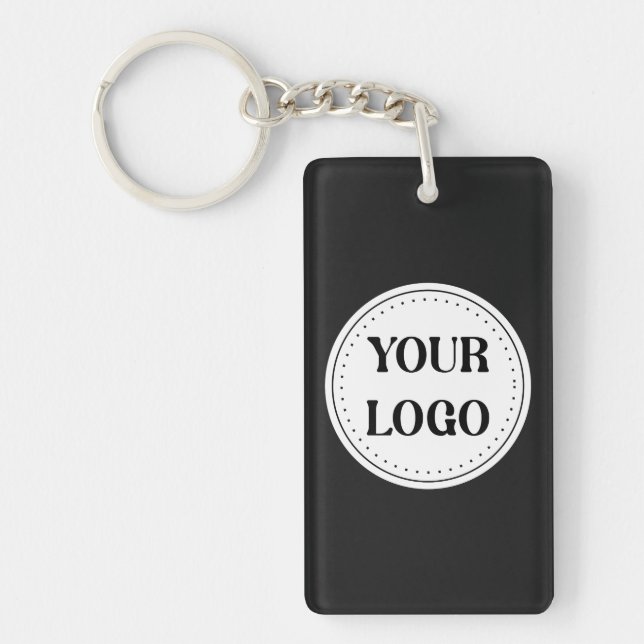Custom, meaningful, elegant & everlasting button key ring (Front)