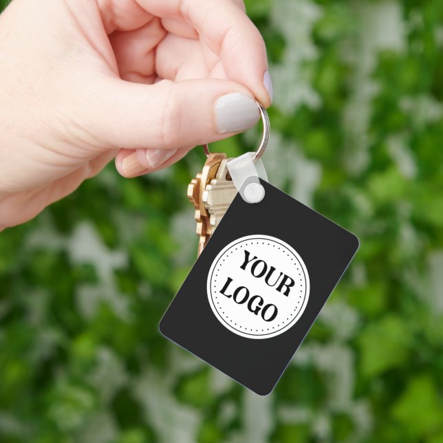 Custom, meaningful, elegant & everlasting button key ring (Hand)