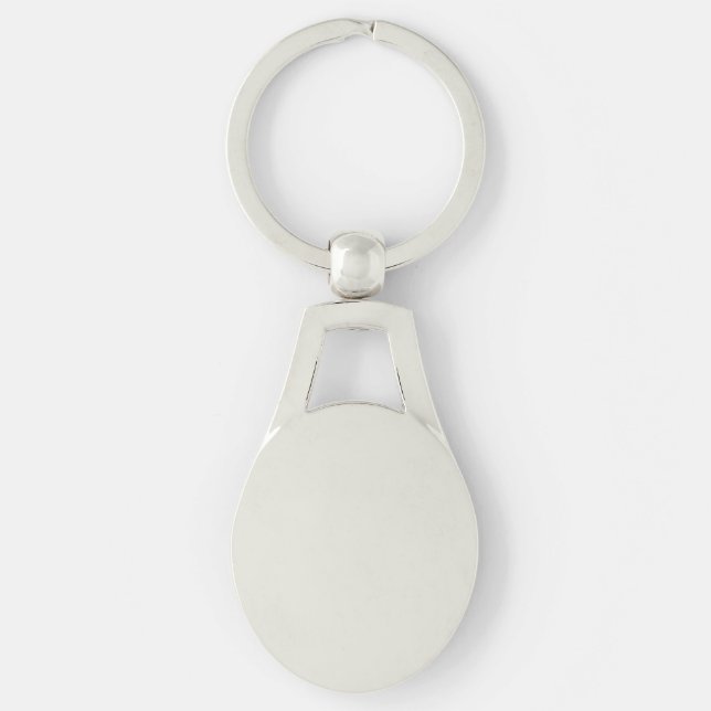 Custom, meaningful, elegant & everlasting button key ring (Back)
