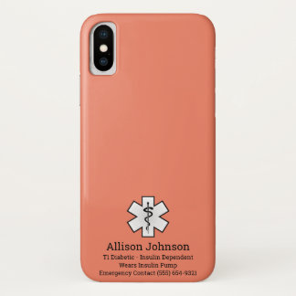 Custom Medical Alert Phone Case