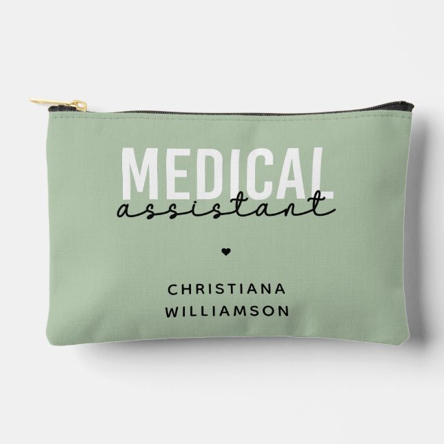 Custom Medical Assistant | Clinical Assistant Gift Accessory Pouch (Front)