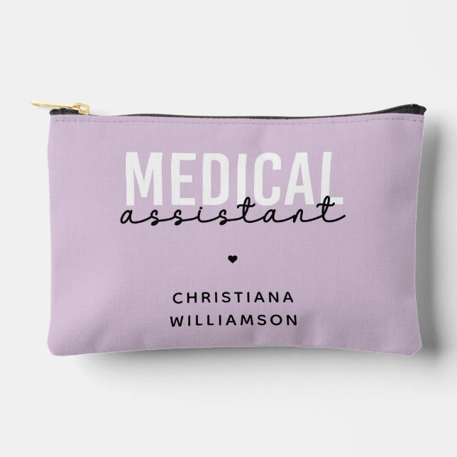 Custom Medical Assistant | Clinical Assistant Gift Accessory Pouch (Front)