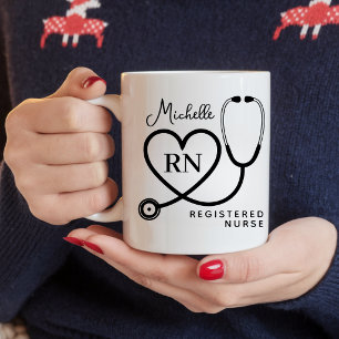 Custom Medical Doctor Gift for Birthday ER Nurse Coffee Mug