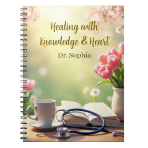 Custom Medical Quote with Personalised Name Notebook