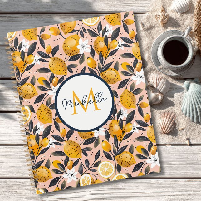 Custom Mediterranean Lemon Pattern Planner (Creator Uploaded)