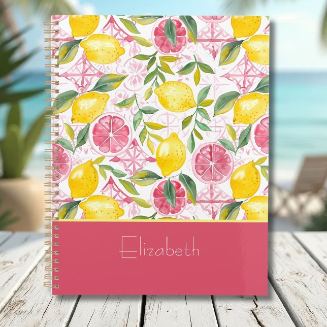 Custom Mediterranean Lemon Pattern Planner (Creator Uploaded)