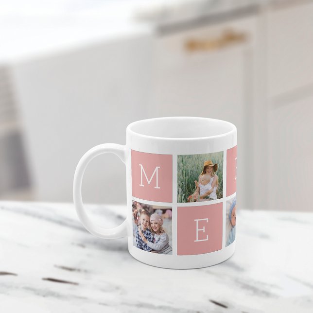 Custom Meema Grandmother 5 Photo Collage Coffee Mug (Creator Uploaded)