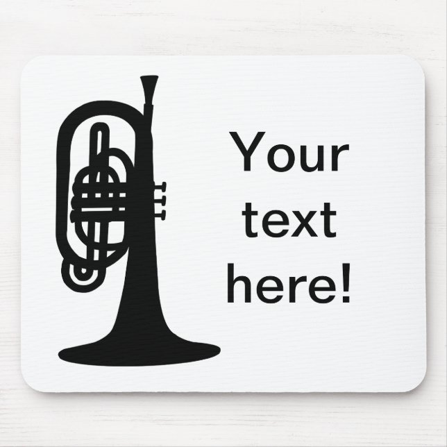 Custom Mellophone Mouse Pad (Front)