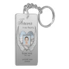 Custom Memorial Angel Wings Heart Add Photo