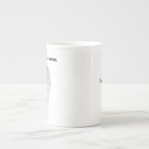 Custom Memorial Design - Heaven Gained an Angel Bone China Mug