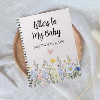 Custom Memorial journal Floral Miscarriage Gift