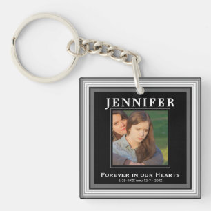 Custom Memorial   Keepsake Key Ring