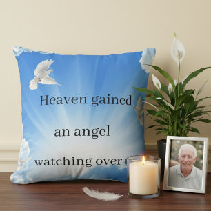 “Custom Memorial Pillow – Remember Your Loved One