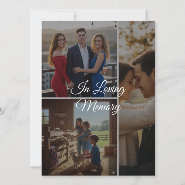 Custom Memory Photo Flat Card – Personalised Keeps (Front)