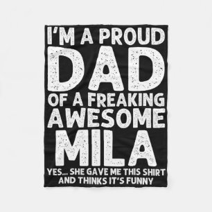 Custom Men Birthday Son Daughter Christmas For Him Fleece Blanket