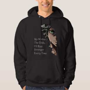 Custom Men's Black Hoodie - Stylish Graphic Design