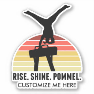 Custom Mens Gymnastics Eat Sleep Pommel Horse