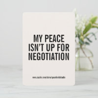 Custom Mental Health Quote Card, Self-Care Gift