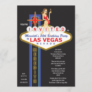 Custom - Meredith 50th Invitation