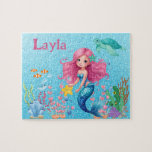 Custom Mermaid Child Name Puzzle<br><div class="desc">Our personalised kid puzzles make great gifts for any occasion - Baptisms,  Baby Announcements,  Christmas,  Birthdays,  White Elephant Parties,  Weddings,  & More! If you’ve been looking for a unique gift look no further - great for your favourite family member,  coworker,  or friend!</div>