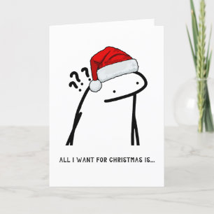Custom Merry Christmas Funny Memes For Friends  Holiday Card