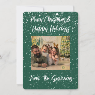 CUSTOM MERRY CHRISTMAS GREETING CARD 
