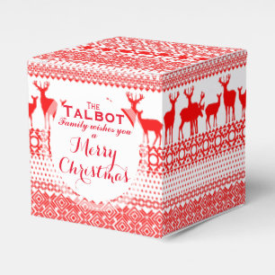 Custom MERRY CHRISTMAS SEASON'S GREETING Favour Bo Favour Box