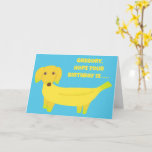 Custom Message Banana Dog Funny Birthday Card<br><div class="desc">This cute card features illustrations of dachshund dogs that are made out of bananas. The message on the front and the inside can be customised with your own text so you can create the perfect card for any occasion.</div>