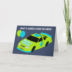 Custom Message Boys 4th Birthday Card