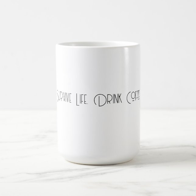 Custom Message Coffee Mug (Center)