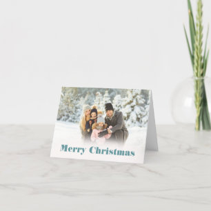 Custom Message Folded Photo Holiday