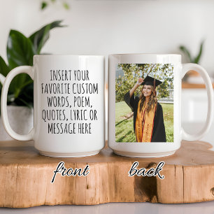 Custom Message Graduation Mug Gift for Graduates