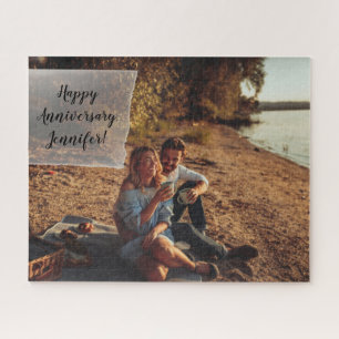 Custom Message Personalised Photo Jigsaw Puzzle