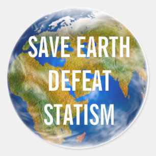 Custom Message To The World Sticker