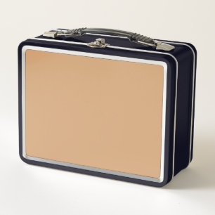 Custom Metal Lunchbox – Warm Sand Design