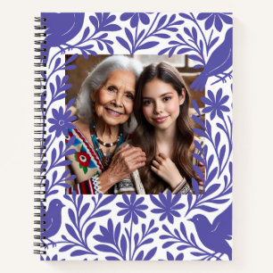 Custom Mexican Family Photo Otomí Recipe Book