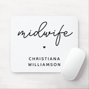 Custom Midwife Appreciation Midwifery Gifts Mouse Pad