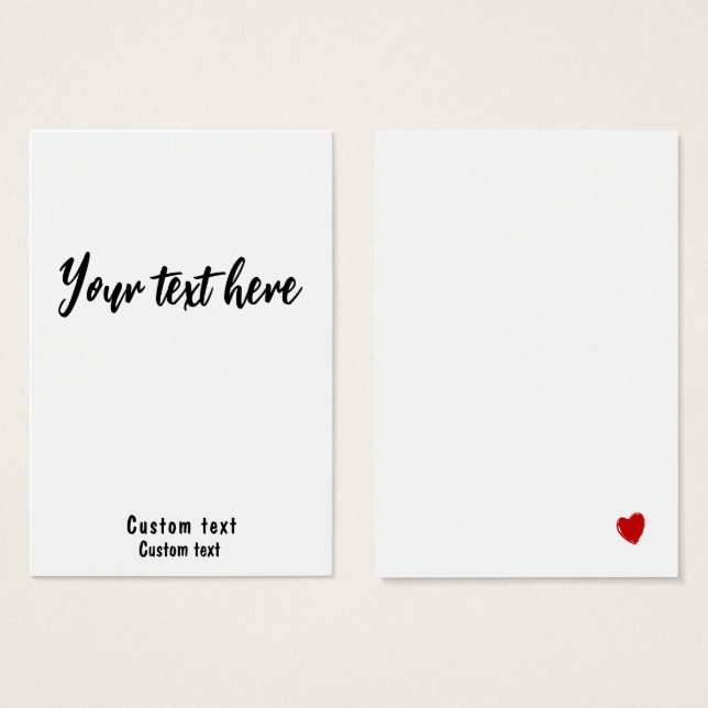 Custom Mighty Business Card 3.5 x 2.5 (Front & Back)