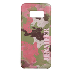 Custom Military Green Pink Camouflage Pattern Case-Mate Samsung Galaxy S8 Case