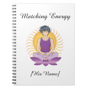 Custom Mindful Notebook for Him Name & Text