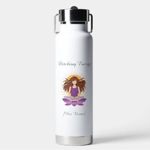 Custom Mindful Water Bottle for Her Name & Text