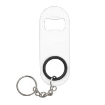 Custom Mini Bottle Opener with Keychain