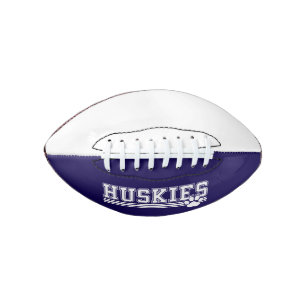 Custom Mini Football-Huskies Football