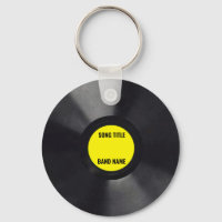 Custom Mini Vinyl LP Keychain