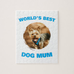 Custom Minimal Best Dog Cat Mum Mum Pet Cute Gift Jigsaw Puzzle
