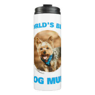 Custom Minimal Best Dog Cat Mum Mum Pet Cute Gift Thermal Tumbler