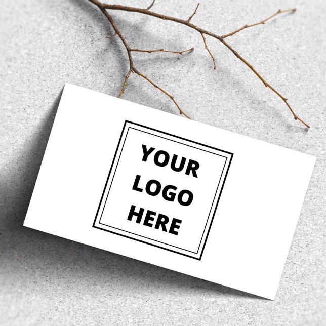 Custom Minimal Business Your Logo Rubber Stamp (Custom Minimal Business Your Logo Rubber Stamp)